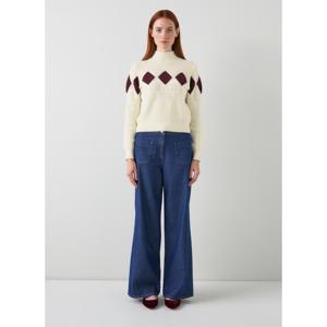 L.K. Bennett Meera Argyle Sweater